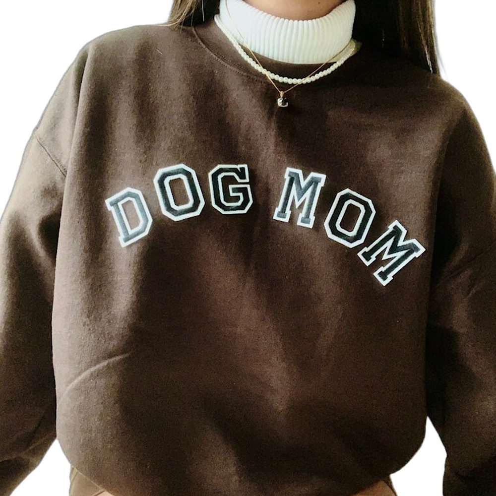 proud dog mom custom crewneck sweatshirt | custom unisex crewneck sweatshirt 🐾